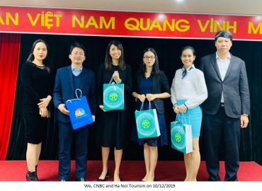 CNBC, Global Book meeting Hà Nội Tourism on 10/12/2019